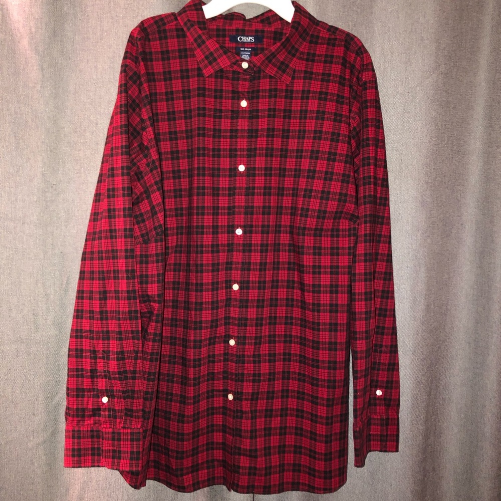 Chaps No Iron Button Down Shirt